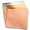 200pcs BUBIMON Imitation Rose Silver Gold Leaf Sheets Gold Foils Sheets Nail Foil for Paint, Resin, Nails, Jewelry, Slime, Arts, Gilding Crafting, Decoration, Sculpture, Furniture